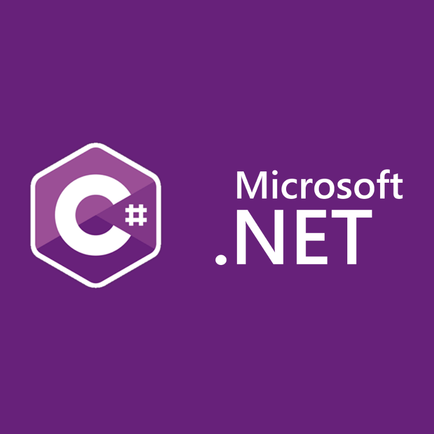 C# and .NET logos