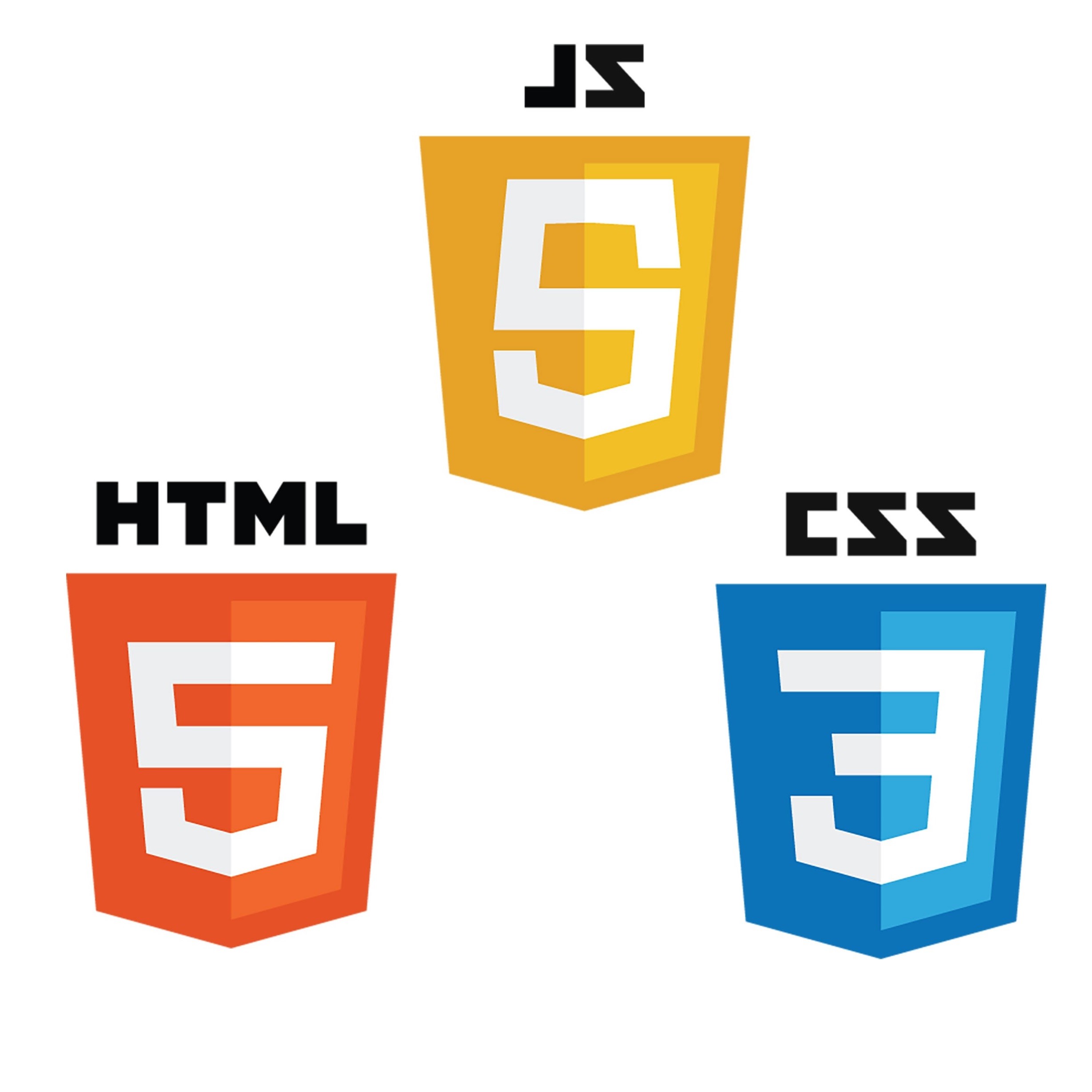 HTML, CSS, & JS logos